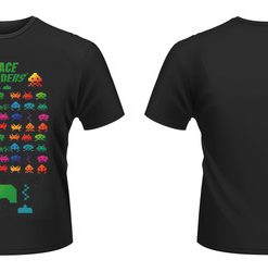 CAMISETA SPACE INVADERS COLOURS